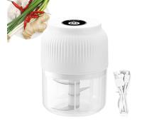 Molinillo De Alimentos Con Ajo - Mini Picador Multiusos, Utensilio Eléctrico De Cocina, Soporte Extra Compacto Y Duradero | Máquina Trituradora Casera Para Calabaza, Cerdo, Patatas, Chiles, Pimientos,