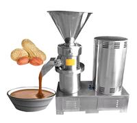 Molinillo de almendras resistente, fabricante comercial de mantequilla de nueces para pasta de almendras y mantequillas de semillas, perfecto para instalaciones de producción de alimentos y negocios