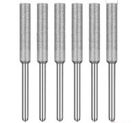 Molinillo de cadena de motosierra, 4,0 mm/4,8 mm/5,5 mm, cabeza de diamante para motosierras eléctricas, afilado de precisión, resistencia al desgaste de larga duración, usuarios y jardineros (N)