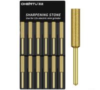 Molinillo de cadena de motosierra, 4,0 mm/4,8 mm/5,5 mm, cabeza de diamante para motosierras eléctricas, afilado de precisión, resistencia al desgaste de larga duración, usuarios y jardineros (I)