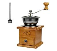 Molinillo de café artesano manual Burr Molino extraíble Limpieza de limpieza gruesa a ajuste fino perfecto para acampar cerveza en el hogar entusiastas del café café expreso manual molinillo