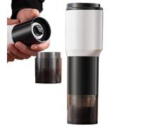 Molinillo de café con muelas cónicas - Molinillo de café eléctrico pequeño recargable, recargable por USB, molinillo de café eléctrico con muelas, máquina de café en grano, molinillo de café