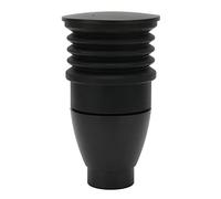 Molinillo de café de 60 g, tolva de dosis única, soplador de granos de presión manual, soplado de silicona para limpiar y recoger café molido, compatible con Eureka Mignon (negro)