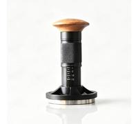 Molinillo de café de acero inoxidable 304 con mecanismo de resorte para portafiltros de 51/53/58 mm, herramienta de accesorios para espresso con mango de madera para barista y uso doméstico