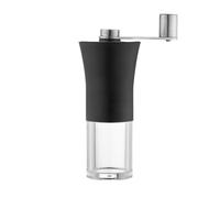 Molinillo de café de acero inoxidable, molinillo manual de mano para moler granos de café, práctico molinillo portátil para espresso y verter sobre café, ideal para granos de café, pimienta, granos y