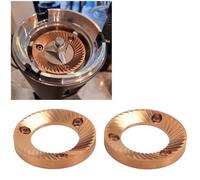 Molinillo de café de Fresa Plana Chapada de 64 Mm para DF64 DF64P DF64E DF64V para Super Jolly y Mini E, Anfim Caimano CODY II Lagom P64 Fellow Ode con Ceado E5P E6P E37J