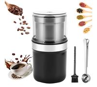 Molinillo de Café Eléctrico 200W, Triturador de Granos con Cuchillas de Acero Inoxidable, Molinillo Multifunción para Café, Especias, Semillas y Frutos Secos, Capacidad 100g, Fácil Limpieza