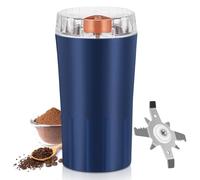 Molinillo de Café Eléctrico, 300W Molinillo de Especias, Molinillo Café Eléctrico, Molino Cafe con 8 Cuchillas de Acero Inoxidable, Capacidad 100g, Molinillo Especias, para Especias Nueces Cereales