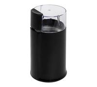 MOLINILLO DE CAFÉ ELECTRICO 50-60 GRAMOS 160W CUCHILLAS RECIPIENTE ACERO INOXIDABLE ESPECIAS SECAS (NEGRO)