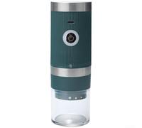 Molinillo de café eléctrico alimentado por USB, con niveles de molienda ajustables para espresso, prensa y otros tipos de café, portátil y ligero (verde)