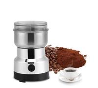 Molinillo de café eléctrico de 220 V, de acero inoxidable, molinillo de café en polvo, molinillo de granos de café, molinillo de especias para café, frijoles, especias, hierbas, pimienta y mucho más