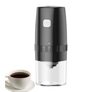 Molinillo de café eléctrico: molinillo de granos portátil, de viaje recargable, grano seco con ajustes ajustables, de café ligero, viajes al aire libre en casa, prensa francesa esp