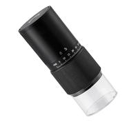 Molinillo de café eléctrico para granos, molinillo de café ajustable, molinillo de especias, molinillo de reducción de ruido para cocina, molinillo de café eléctrico, recargable y portátil