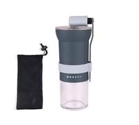 Molinillo de café manual con ajuste ajustable, máquina de diseño portátil para uso doméstico y camping, molinillo de rebabas de cerámica