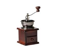 Molinillo de café manual con manivela de madera y hierro fundido, máquina de café espresso para cocina o camping al aire libre, molinillo de café portátil