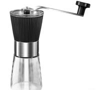 Molinillo de café manual de acero inoxidable ajustable para café expreso para prensa francesa verter sobre café moka café goteo 17 x 6,5 x 17 cm