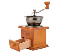 Molinillo de café manual de acero inoxidable, grado de molienda ajustable, molinillo de mano retro, mango ergonómico, molinillo de café manual portátil para molinillo de café en casa, oficina