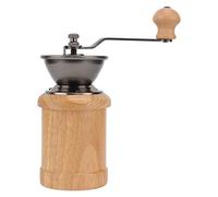 Molinillo de Café Manual, Molinillo de Café de Grosor Ajustable, Molinillo de Granos de Café, Molinillo de Mano de Madera Antiguo Vintage, Molinillo de Café de Mano para Cocina,(Color claro)