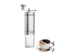Molinillo de café manual - Molinillo de café de mano | Molinillo portátil de acero inoxidable | Molinillo de café de mano ligero multifuncional para trabajar en casa, viajar, acampar