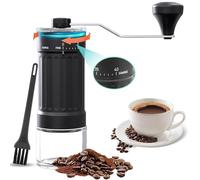 Molinillo de Café Manual Portátil 30g, 40 Ajustes, Molinillo Cónico con Manivela para Espresso, Filtro/Pour Over - Mini para Viaje, Camping, Oficina en Casa