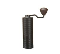 Molinillo de café manual profesional de acero inoxidable con diamante ajustable para moler granos de café (negro)