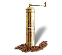 Molinillo de café manual turco tradicional, molinillo de café de latón, decoración de cocina, molinillo ajustable de calificación, molinillo de café manual con mango
