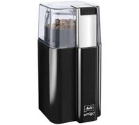 Melitta Amigo - Molinillo de café eléctrico con cuchillas de acero para diferentes grados de molienda, para máquinas de café, moledor de café compacto para hasta 60 g de café