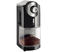 Molinillo de café Melitta Molino Disco de acero 17 niveles 200g 14 tazas 100W Negro