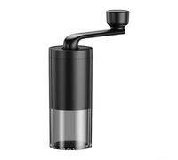 Molinillo de café portátil compacto con ajustes eléctricos ajustables, diseñado para moler granos de café, especias y varios estilos de preparación en cualquier lugar (negro)