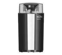 Solac - Molinillo de Café Eléctrico Taste Mill | 200W | Capacidad 70gr | hasta 10 Tazas | Molido en 30 seg | Cuchillas INOX | Tapa Transparente | Supercompacto | BPA Free | Negro y Gris