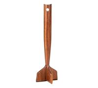 Molinillo de carne de madera resistente para hamburguesas caseras, agitar salsas en cerámica de hierro fundido, utensilios de cocina de 26 cm, herramienta trituradora de aguacate