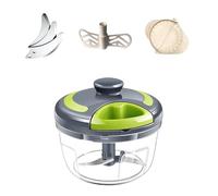 Molinillo de carne de manivela multifuncional con construcción de ABS para preparación de alimentos, utensilios de cocina, molinillo de carne manual