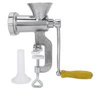 Molinillo de Carne Manual de Acero Inoxidable, Molinillo de Salchichas Multifunción con Tubo de Relleno de Salchichas, Molinillo de Especias para Picar Carne de Cerdo, Pollo, Varias Especias, Pimiento