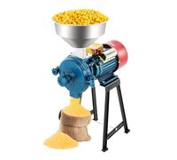 Molinillo de cereales eléctrico de 2200 W, acero inoxidable, 1400 rpm, potente motor de alta velocidad, molinillo con embudo, para cereales de cocina, especias, maíz