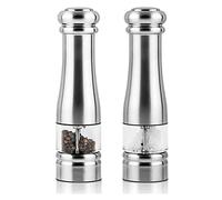 Molinillo De Especias Juego De Sal Y Pimienta Eléctrica De 2 Uds, Molinillo De Pimienta De Acero Inoxidable Y Núcleo De Molienda De Cerámica Molinillo De Pimienta O Sal