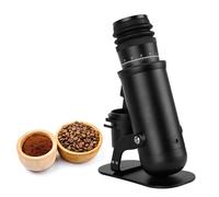 Molinillo de espresso con rebaba cónica, 60 ajustes de molienda, carcasa de metal, fuelle de limpieza y soporte para portafiltro