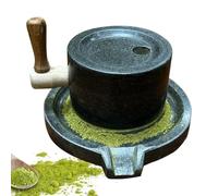 Molinillo de grano de piedra - Molinillo de pimienta manual, molinos de granos manuales, molinillo de piedra, molinillo de granos de café operado a mano para cocina, restaurante, hornear, café, harina