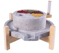 Molinillo de grano de piedra, molinillo manual para alimentos secos y húmedos, herramienta de cocina multifuncional para una alimentación saludable