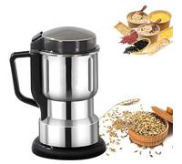 Molinillo de grano eléctrico de 450 g, molino de alta velocidad de 25000 RPM con hoja de acero inoxidable, para moler hierbas secas, especias, granos, maíz, café, pimienta y nueces