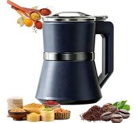 Molinillo de grano eléctrico de 600 W, molinillo de especias eléctrico de acero inoxidable de 600 ml con 12 cuchillas para granos secos/húmedos, café, raíces, nueces
