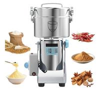Molinillo de grano eléctrico, molinillo de hierbas y especias de alta velocidad de 2800 W, molino de harina de acero inoxidable para trigo seco, avena, maíz, pimienta y granos de café 1000g