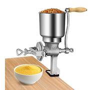 Molinillo de grano manual Greensen, molinillo de abrazadera ajustable Molino de grano de maíz fundido con tolva alta, molinillo de acero inoxidable para maíz, café, trigo, nueces, hierbas, ideal