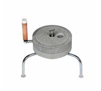 Molinillo de grano manual para cocina, molinillo de piedra para hierbas, café, semillas de sésamo, trigo para una cocina saludable y uso doméstico