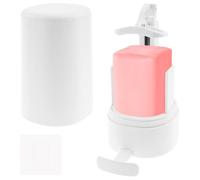 Molinillo de jabón rallador, 12,5 x 7,5 x 15,5 cm, montado en la pared, sin punzones, ultra resistente a la humedad, fácil de usar, dispensador de jabón para jabón de manos fijo 2025, nuevo molinillo