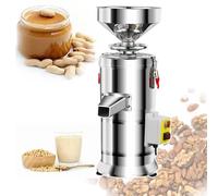 Molinillo de mantequilla de maní seco y húmedo de 1100 W, molino coloidal, motor de cobre de muela abrasiva duradera, molienda fina y gruesa ajustable, for pasta de sésamo con leche de arroz