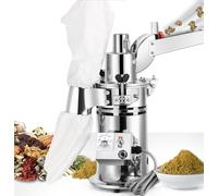 Molinillo de martillo eléctrico de 1500 W para hierbas secas, especias, maíz, nuez moscada, máquina de molienda comercial de 1 a 10 kg/h con 6 mallas de tamiz, 220 V