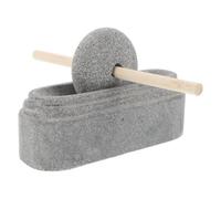 Molinillo de Piedra Manual y Semillas para Especias, Uso Cocina