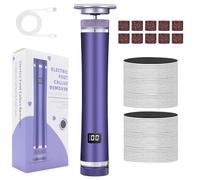 Molinillo de pies eléctrico de 12 velocidades, raspador de talón recargable, herramienta de ajustable para hombres y mujeres, atletas, ancianos, hogar, salón, spa, kit de cuidado de pies