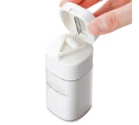 Molinillo de píldoras portátil | Pastillero multifuncional, triturador de píldoras, divisor de píldoras 4 en 1, taza extraíble para beber, trituradora de píldoras, polvo fino