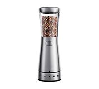 Molinillo de pimienta compacto - Molinillo automático de acero inoxidable para sal - para cocina, apartamento, dormitorio, restaurante